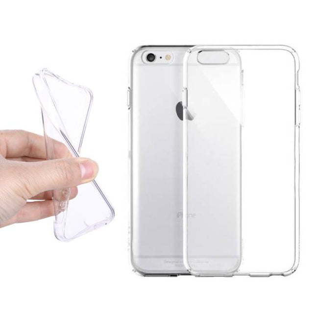 iPhone 6 Plus Transparant Clear Case Cover Silicone TPU Hoesje 