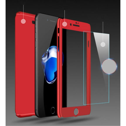 iPhone 6 Plus 360°  Full Cover - Full Body Case Hoesje + Screenprotector Roze