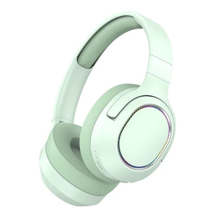 Draadloze RGB Koptelefoon met Microfoon - Bluetooth 5.0 Wireless Headset Groen
