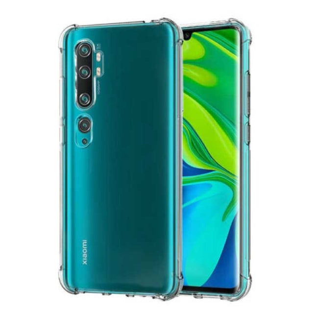 Xiaomi Mi 10T Pro Transparant Bumper Hoesje - Clear Case Cover Silicone TPU Anti-Shock