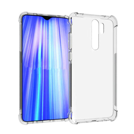 Xiaomi Redmi Note 8T Transparant Bumper Hoesje - Clear Case Cover Silicone TPU Anti-Shock