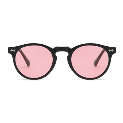 Vintage Zonnebril voor Dames - UV400 Gepolariseerde Bril Shades Brillen - Zwart Roze