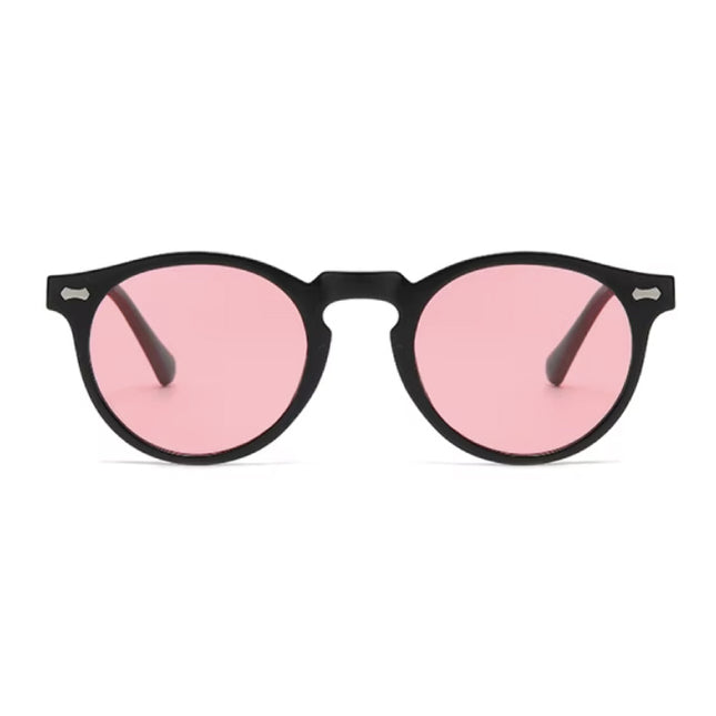Vintage Zonnebril voor Dames - UV400 Gepolariseerde Bril Shades Brillen - Zwart Roze