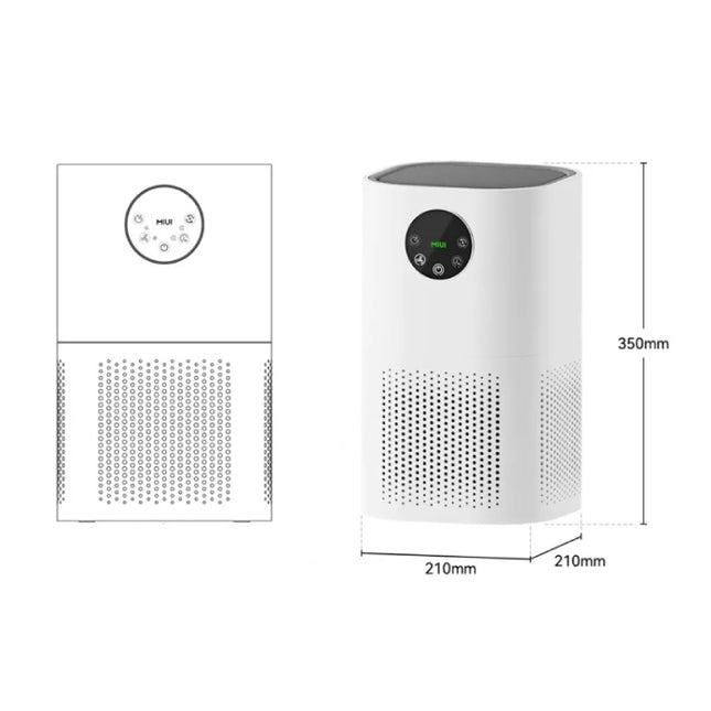 Geur en Luchtreiniger - Negatieve Ionen Generator Geur Reiniger H13 Hepa Filter - Wit