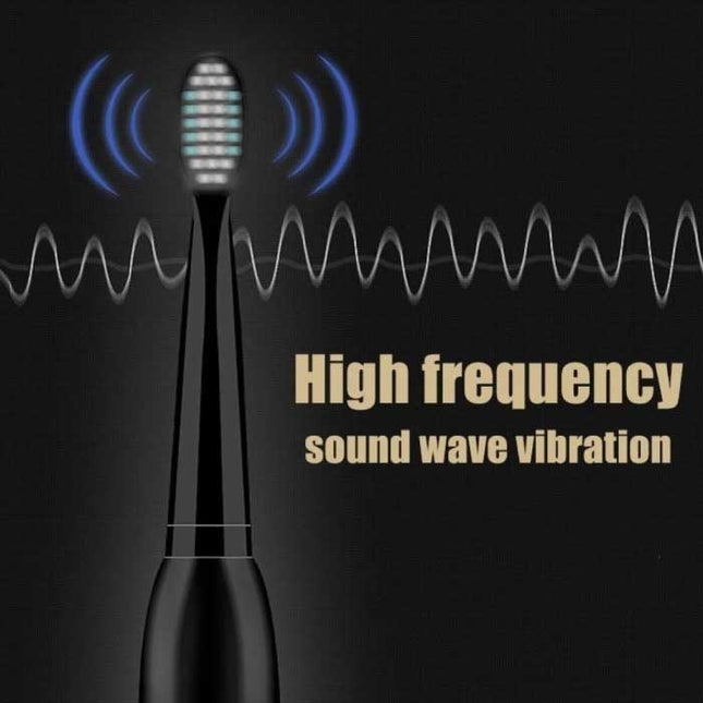 Elektrische Tandenborstel Set - 4 Opzetborstels - Waterdicht Sonisch USB Opladen Roze