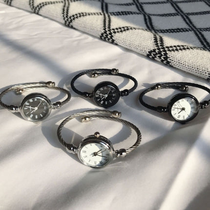 Vintage Horloge voor Dames - Luxe Kwarts Polshorloge Zwart