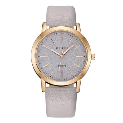 Kwarts Horloge Dames - Anoloog Luxe Uurwerk voor Vrouwen Grijs