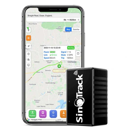 Magnetische GPS Tracker met Online Tracking - Auto Huisdier Kinderen Verloren Real Time Locator Zwart