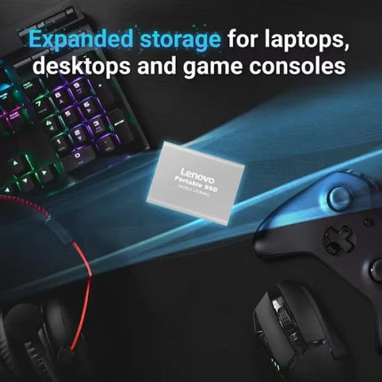 Externe SSD Kaart - USB Harde Schijf - 2 TB - Geheugen Kaart voor PC / Laptop - Rood