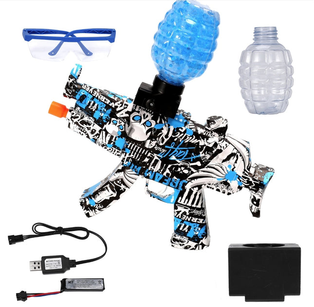 Elektrische Gel Blaster met 20.000 Balletjes - MP5 Model Water Speelgoed Foam Shooter Oranje