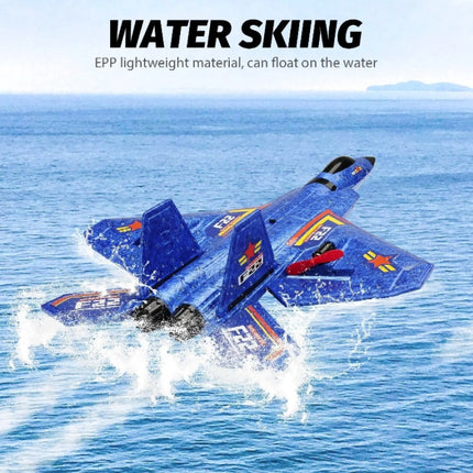 F22 Raptor RC Jet Glider met Afstandsbediening - Bestuurbaar Speelgoed Model Zweef Vliegtuig - Blauw
