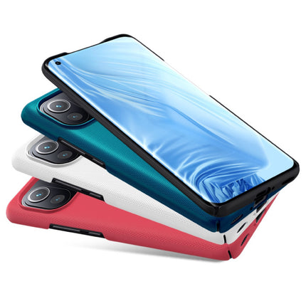 Xiaomi Mi 11 Frosted Shield Hoesje - Shockproof Case Cover Cas Rood