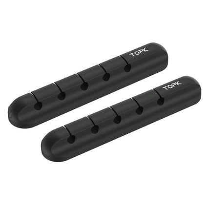 2-Pack Zelfklevende Kabelclips - 5 Clips Kabelbinder Kabelklemmen Kabel Houder Organisatie Cable Organiser