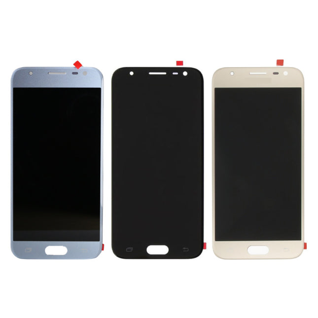 Samsung Galaxy J3 J330 2017 Scherm (Touchscreen + AMOLED + Onderdelen) AAA+ Kwaliteit - Zwart/Lichtblauw/Goud