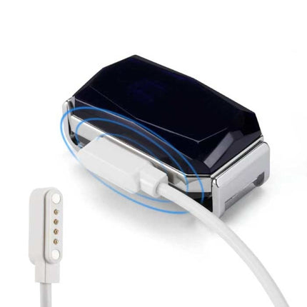 GPS Tracker Halsband - Huisdier Verloren Real Time Locator IP67 Magnetisch Opladen Blauw