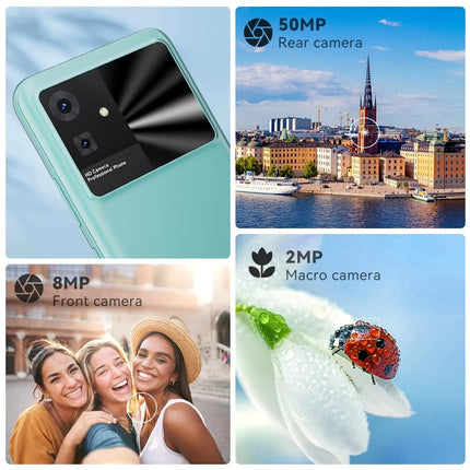 Note 21 Smartphone - 12 GB RAM - 128 GB Opslag - 50 + 8 + 2 MP Camera - 5200mAh Batterij - Groen