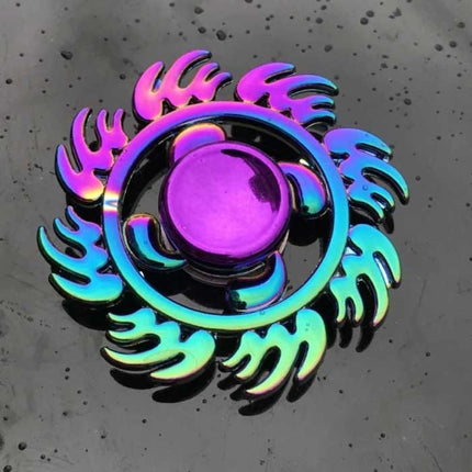 Fidget Spinner - Anti Stress Hand Draaier Speelgoed Toy R118 Metaal Chroma