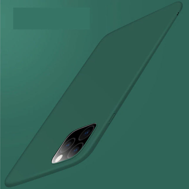 iPhone 11 Pro Max Ultra Dun Hoesje - Hard Matte Case Cover Groen