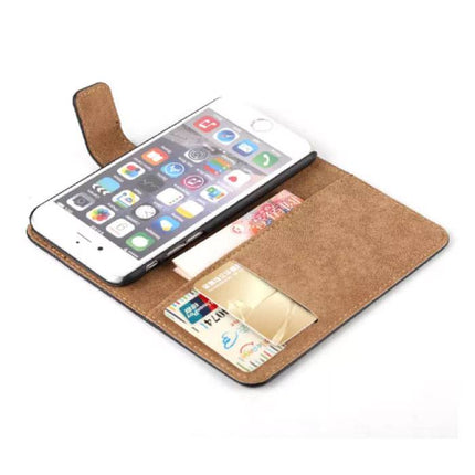 iPhone 8 Plus - Wallet Flip Case Cover Cas Hoesje Portefeuille Zwart