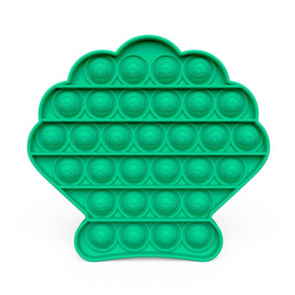 Pop It - Fidget Anti Stress Speelgoed Bubble Toy Siliconen Schelp Groen