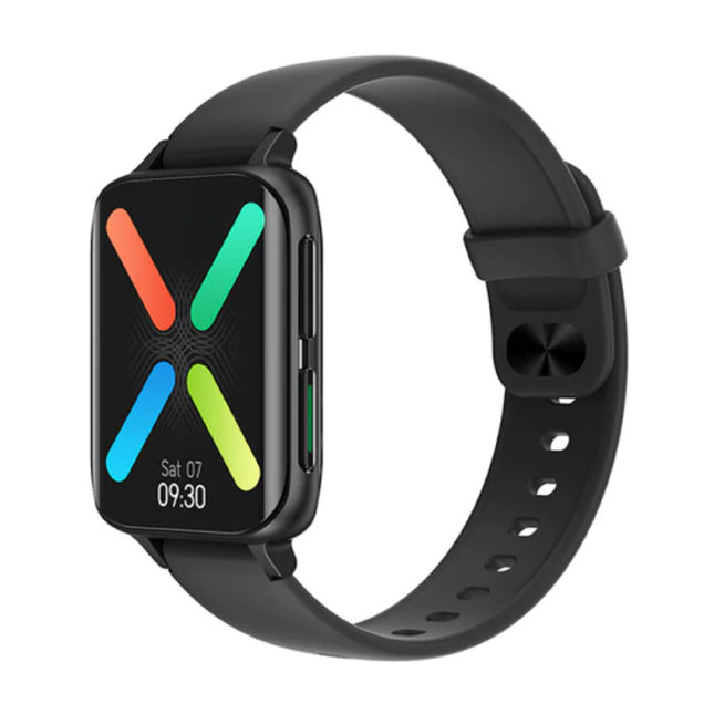 2021 ECG Smartwatch - Silicoon Bandje Fitness Sport Activity Tracker Horloge Android - Zwart