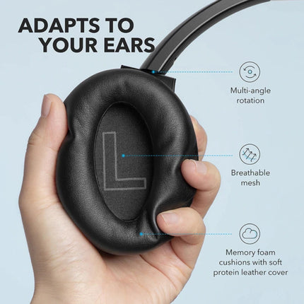Q20 Draadloze Koptelefoon - Bluetooth 5.0 Wireless Headphones Stereo Studio Zwart