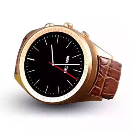 Originele K18 Plus Smartwatch Smartphone Fitness Sport Activity Tracker Horloge OLED Android iPhone Samsung Huawei Goud
