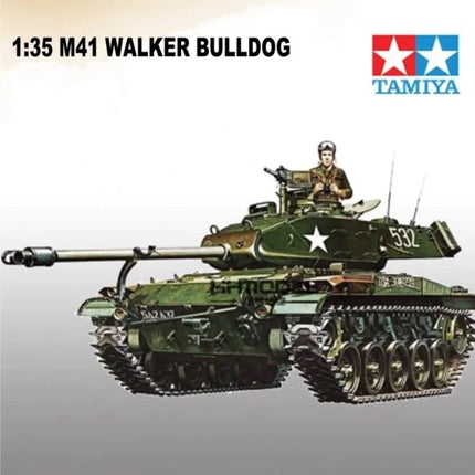 1:35 M41 Walker Bulldog Tank Bouwkit - Leger Plastic Hobby Doe-het-zelf Model 35055