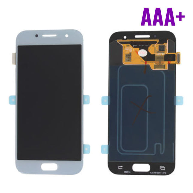 Samsung Galaxy A3 2017 A320 Scherm (Touchscreen + AMOLED + Onderdelen) AAA+ Kwaliteit - Blauw