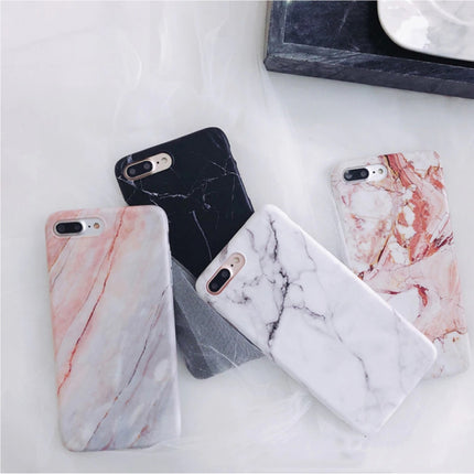 iPhone X Hoesje Marmer Textuur - Shockproof Glossy Case Graniet Cover Cas TPU
