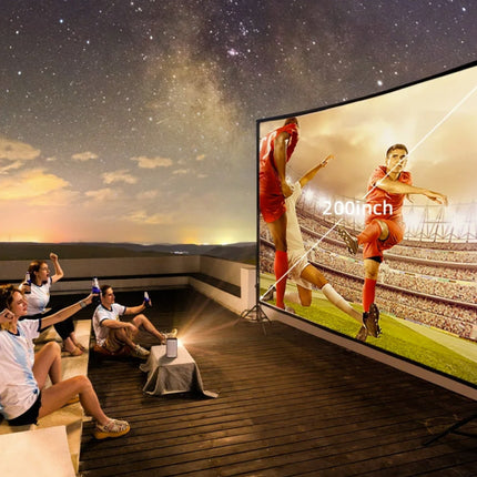 P70 Projector - 380 ANSI Lumen - Android Beamer Home Media Speler Zwart