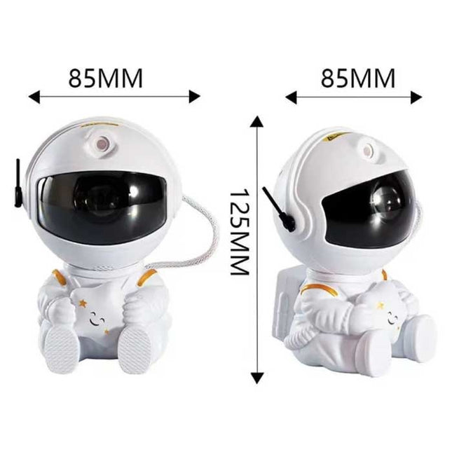 Astronaut met Ster - Sterren Ruimte Projector met Afstandsbediening - Sterrenhemel Sfeerlamp Zwart