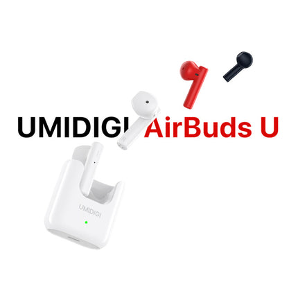 Airbuds U Draadloze Oortjes met 380mAh Oplaaddoosje - ENC Ruisonderdrukking Touch Control Oordopjes TWS Bluetooth 5.1 Earphones Earbuds Oortelefoon Zwart