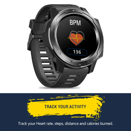 Vibe 5 Smartwatch Fitness Sport Activity Tracker Smartphone Horloge iOS Android iPhone Samsung Huawei Grijs