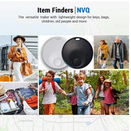 Mini GPS Tracker voor iOS - Anti-Verloren Auto Fiets Beveiliging Real Time Locator - Zwart