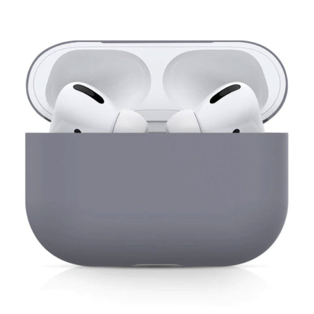 Flexibel Hoesje voor AirPods Pro - Silicone Skin AirPod Case Cover Soepel - Grijs