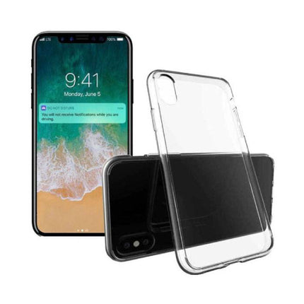 iPhone XS Transparant Clear Case Cover Silicone TPU Hoesje 