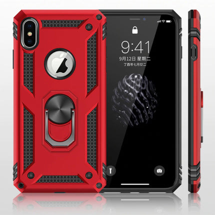 iPhone 6 Plus Hoesje  - Shockproof Case Cover Cas TPU Roze + Kickstand