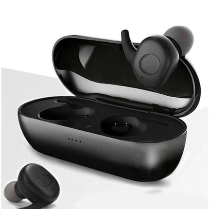 DT-1 TWS Draadloze Smart Touch Control Oortjes Bluetooth 5.0 Ear Wireless Buds Earphones Earbuds 300mAh Oortelefoon Zwart
