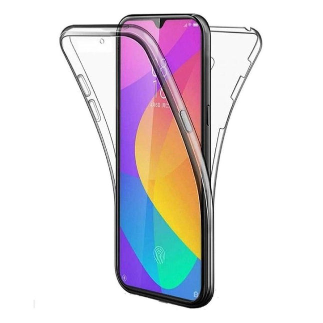 Xiaomi Mi Note 10 Lite Full Body 360° Hoesje - Volledige Bescherming Transparant TPU Silicone Case + PET Screenprotector