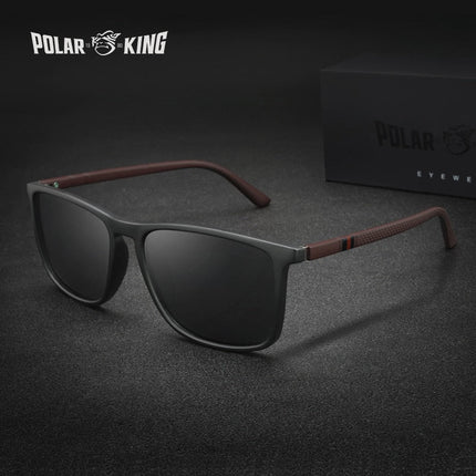 Gepolariseerde Zonnebril Unisex - Vintage Shades Klassieke Reisbril UV400 Zwart Rood