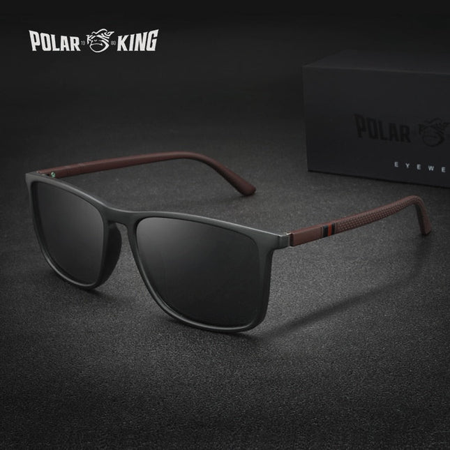 Gepolariseerde Zonnebril Unisex - Vintage Shades Klassieke Reisbril UV400 Zwart Rood