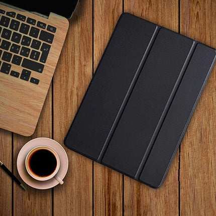iPad Mini 5  Leren Vouwbare Cover Hoesje Case Zwart