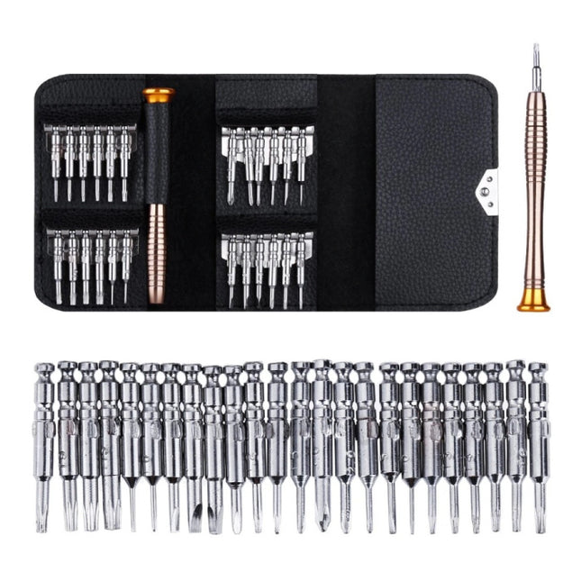 25 in 1 Gereedschap Tools Kit Outils Screwdriver Schroevendraaier Set - Voor iPhone / iPad / Smartphone / Tablet