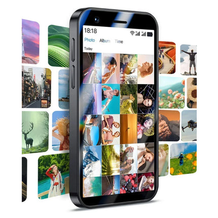 P70 Pro Max Mini Smartphone - 1 GB RAM - 16 GB Opslag - 2 MP Camera - 2000mAh Batterij - Groen