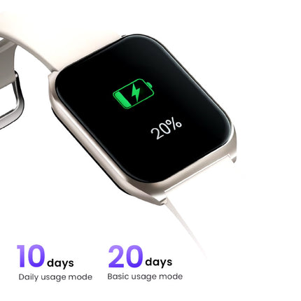 Watch 2 Pro Smartwatch (LS02 Pro) - Hart-en Zuurstof-monitor - Sport Activity Tracker Horloge - Silicoon Bandje - Wit