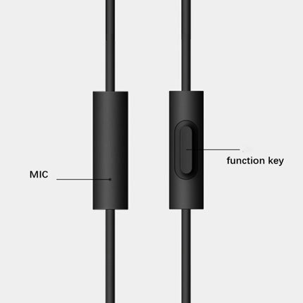 Piston 3 Oordopjes - met Microfoon en One Key Control - USB Type C Oortjes Oortelefoon Bedraad - Zwart