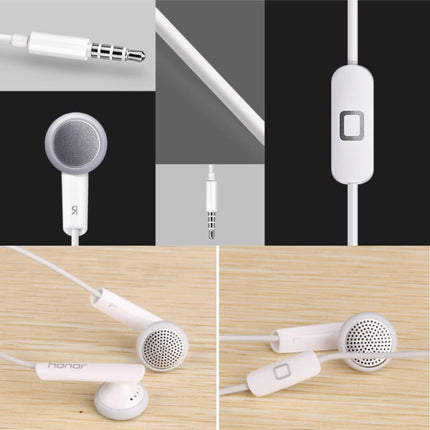 AM110 Wired Earphones Oortjes Ecouteur Oortelefoon met Microfoon Wit