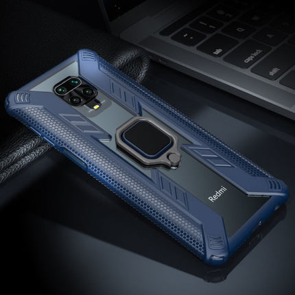 Xiaomi Mi 9T Pro Hoesje  - Magnetisch Shockproof Case Cover Cas TPU Blauw + Kickstand