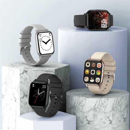 P8 Mix Smartwatch Smartband Smartphone Fitness Sport Activity Tracker Horloge IP67 iOS iPhone Android Siliconen Bandje Grijs